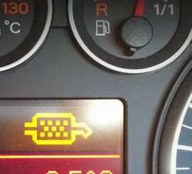 DPF warning light